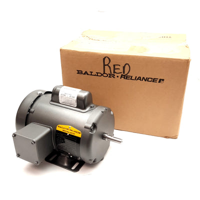 New Baldor L3406 AC Motor, 115/230VAC, 1725RPM, 1/3HP, ø1/2in Shaft, NEMA 48