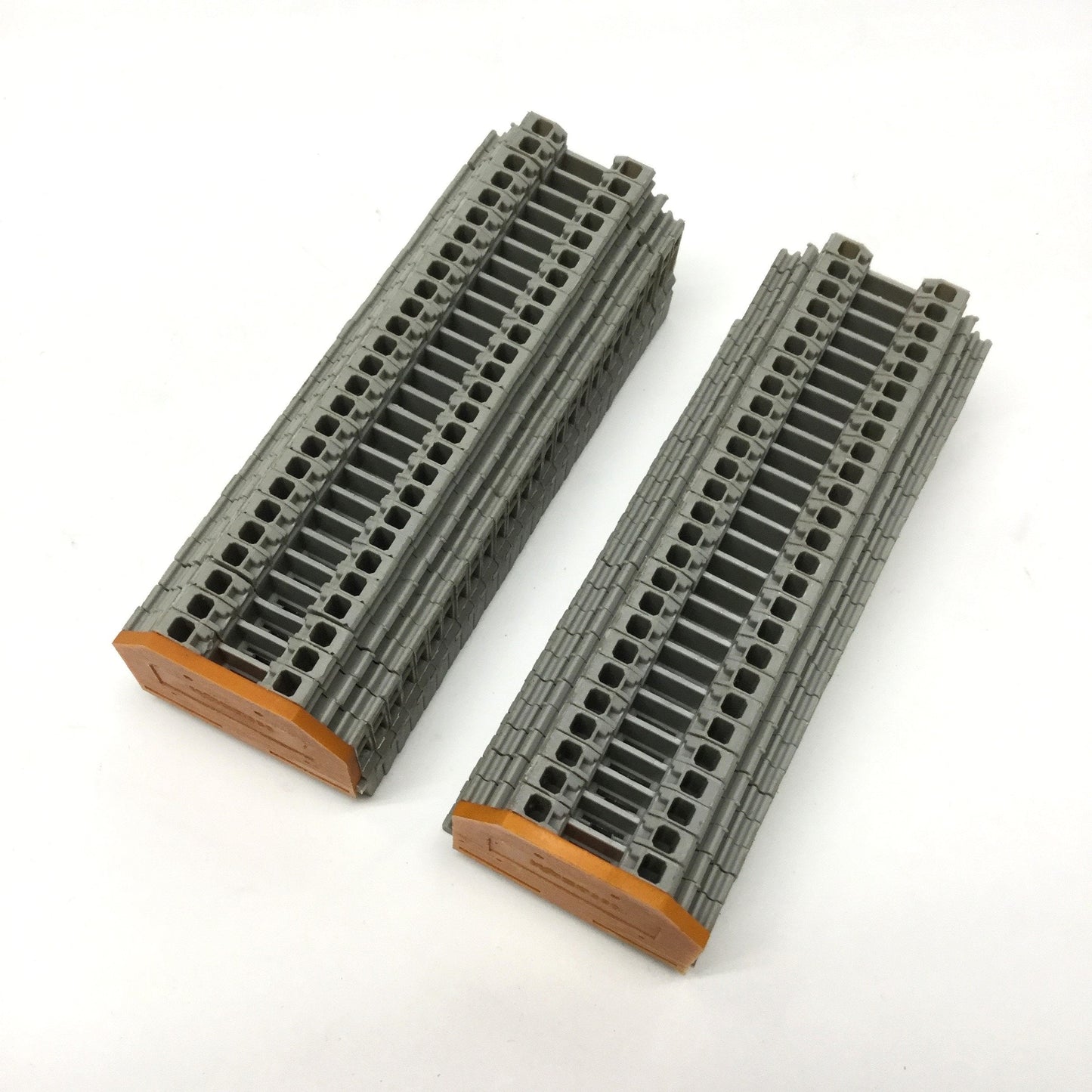 Used Lot of 50 Wago 279-101 Cage-Clamp Thru Terminal Blocks, 2-Conductor, 600V 10A