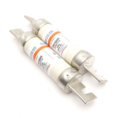 New – Open box Lot of 2 Ferraz Shawmut TR100R Tri-Onic Time Delay Fuse, 100A 250VAC, Class RK5