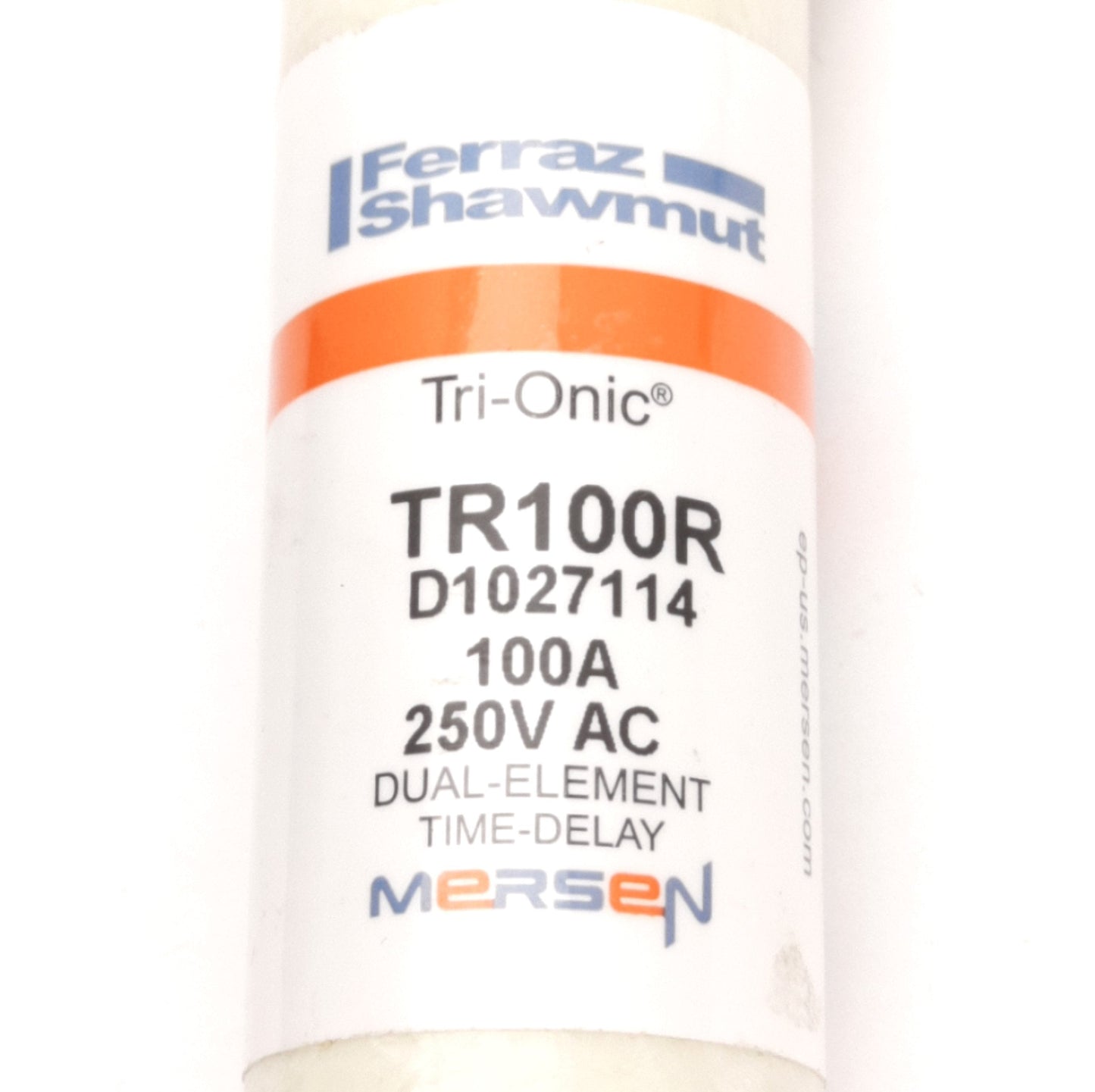 New – Open box Lot of 2 Ferraz Shawmut TR100R Tri-Onic Time Delay Fuse, 100A 250VAC, Class RK5