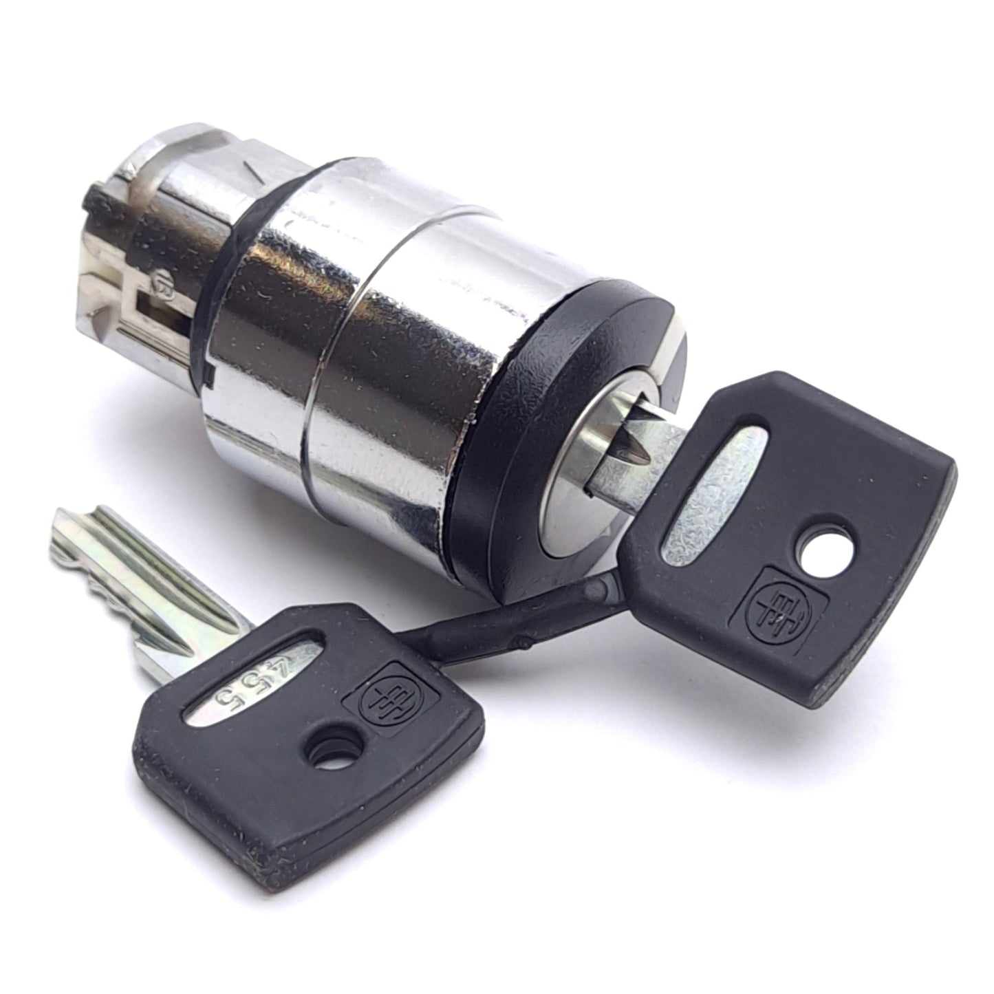 New Schneider Electric ZB4BG02 Key Selector Switch Head, 2-Position, ø22mm, Stay Put