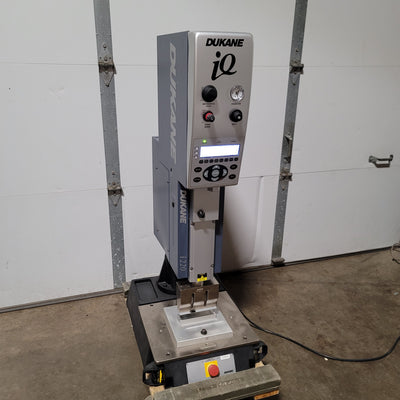 Used Dukane 20121XC0P3 IQ I220 Integrated Ultrasonic Press System 20kHz 1200W 240VAC