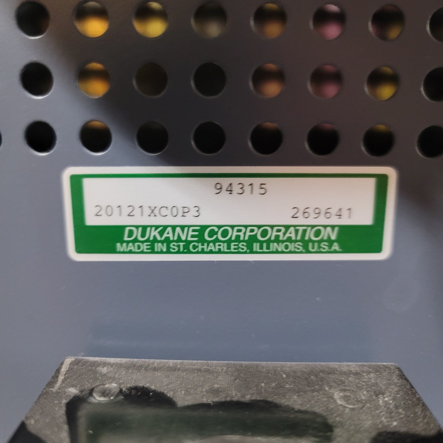 Used Dukane 20121XC0P3 IQ I220 Integrated Ultrasonic Press System 20kHz 1200W 240VAC