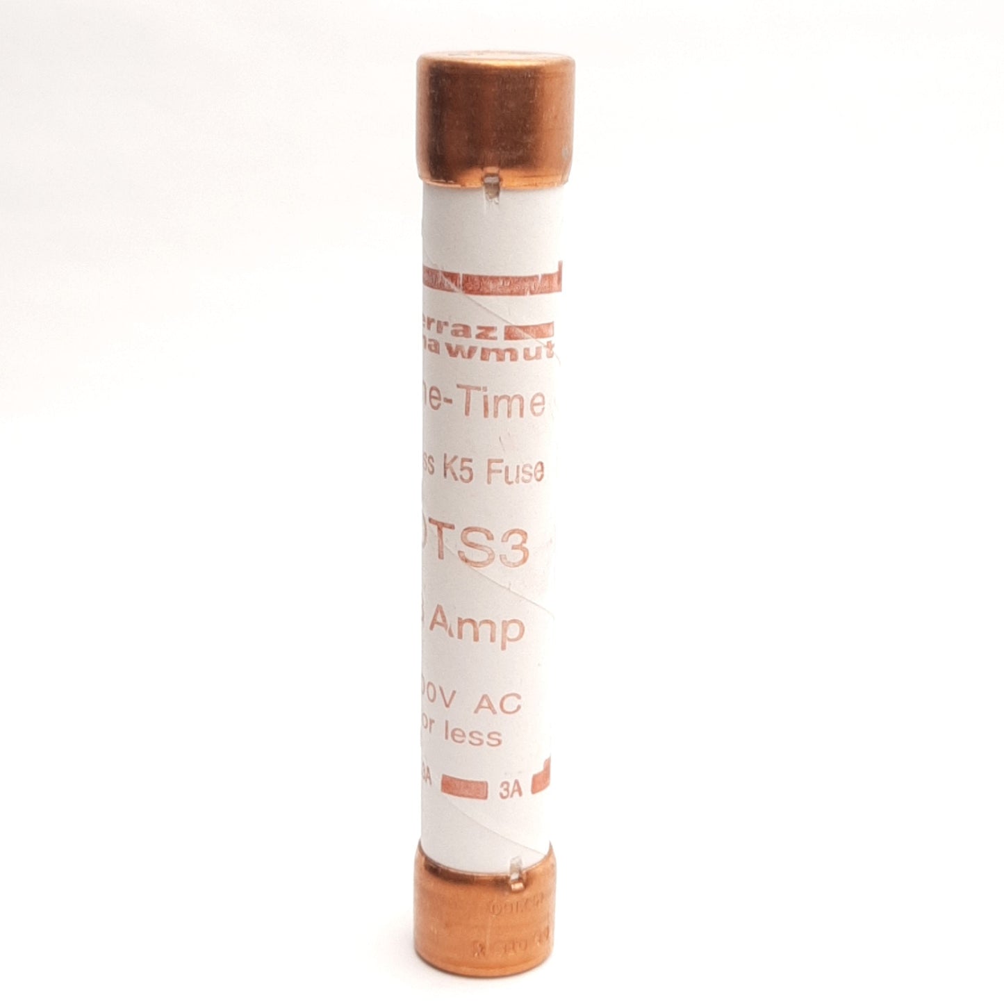 New – Open box Lot of 3 Ferraz Shawmut OTS3 Mersen Time Delay Fuse, 600VAC 3A, Class K5