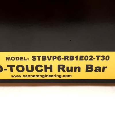 New Banner STBVP6-RB1E02-T30 Duo-Touch Run Bar 2NC E-Stop 4-Color Indicator 10-30VDC