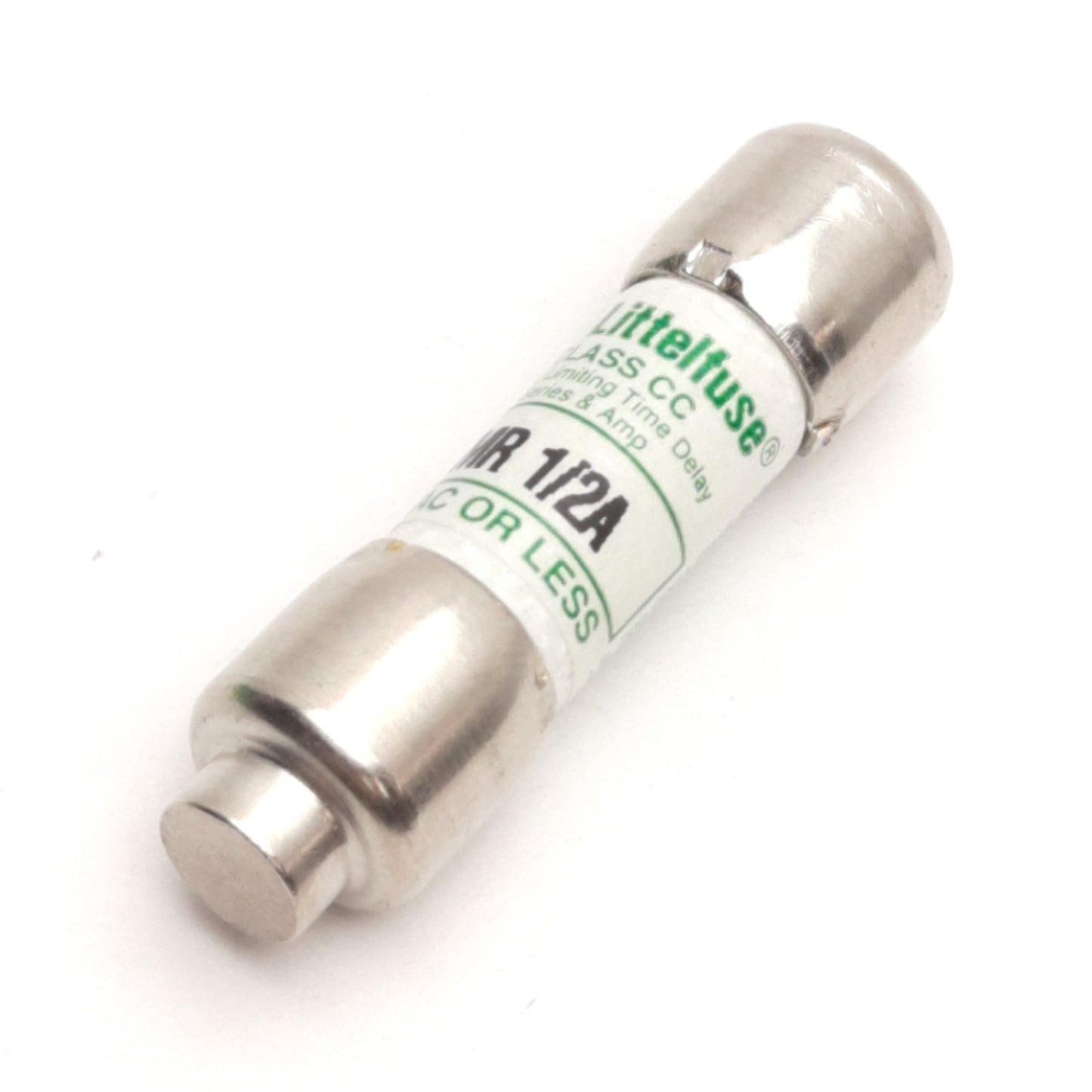 New Lot of 10 Littelfuse CCMR1/2A Time Delay Fuse, 600VAC or Less, 1/2A, Class CC