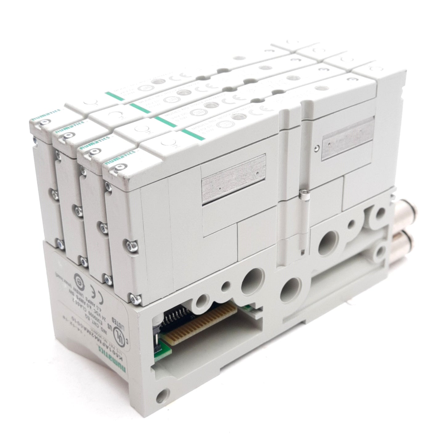 New – Open box Numatics K501AFM42MA0010 Manifold With (4x) R501A2B40MA00F1 Solenoid Valves