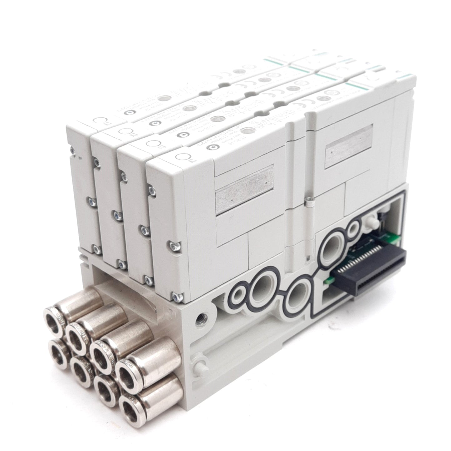 New – Open box Numatics K501AFM42MA0010 Manifold With (4x) R501A2B40MA00F1 Solenoid Valves