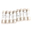 New – Open box Lot of 8 Ferraz Shawmut ATM6 Amp-Trap Midget Fuse, 600VAC/DC 6A, ø13/32 x 1.51in