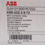 New – Open box ABB K6S-22Z-2.8-72 Mini Contactor Relay, 4-Pole, 2x NO 2x NC Aux, 17-32VDC Coil