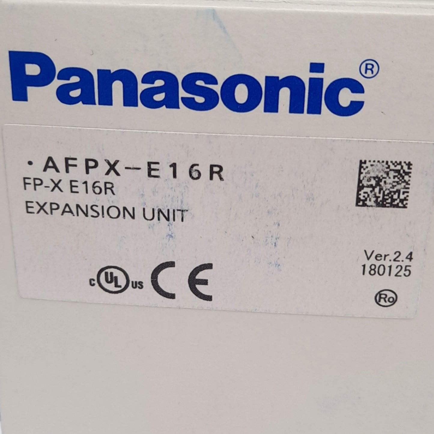 New Panasonic AFPX-E16R Expansion I/O Unit, 8-Point 24VDC In, 8-Point 2A Relay Out