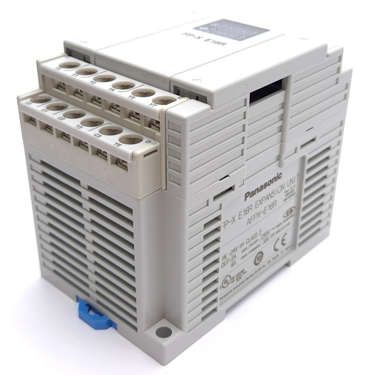 New Panasonic AFPX-E16R Expansion I/O Unit, 8-Point 24VDC In, 8-Point 2A Relay Out