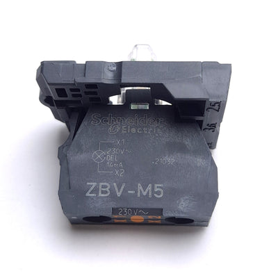 New – Open box Schneider Electric ZBVM5 LED Light Block, Orange Steady, 230-240VAC, 14mA