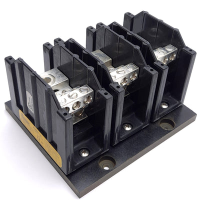 New – Open box Eaton Bussmann PDB371-3 Power Distribution Block, 3-Pole, 600V 310A