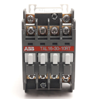 New ABB TAL16-30-10RT Contactor 3NO + NO Aux, 30A/600VAC Contact, 23-42.5VDC Coil