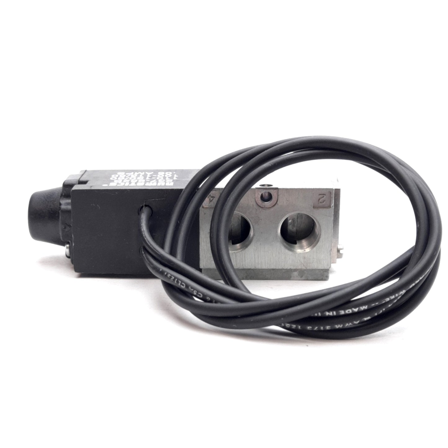 New – Open box Numatics L01SA459O000030 Solenoid Valve, 150PSIG, 1/8in NPTF Ports, 110-120VAC