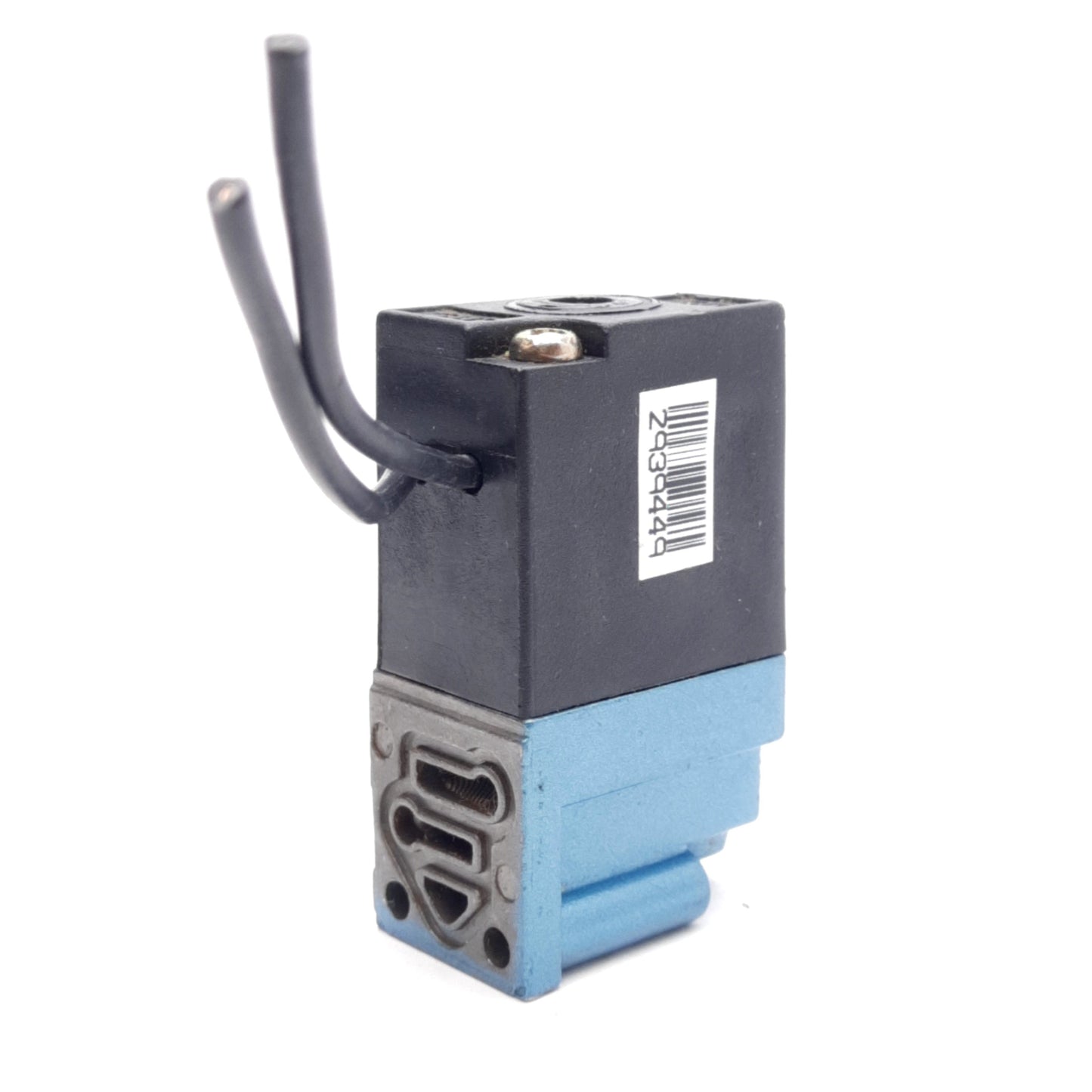 Used Mac TM-DDAJ-1DA Solenoid Valve, 25-150PSI, 5.4W, 24VDC Coil, 2-Wire Lead