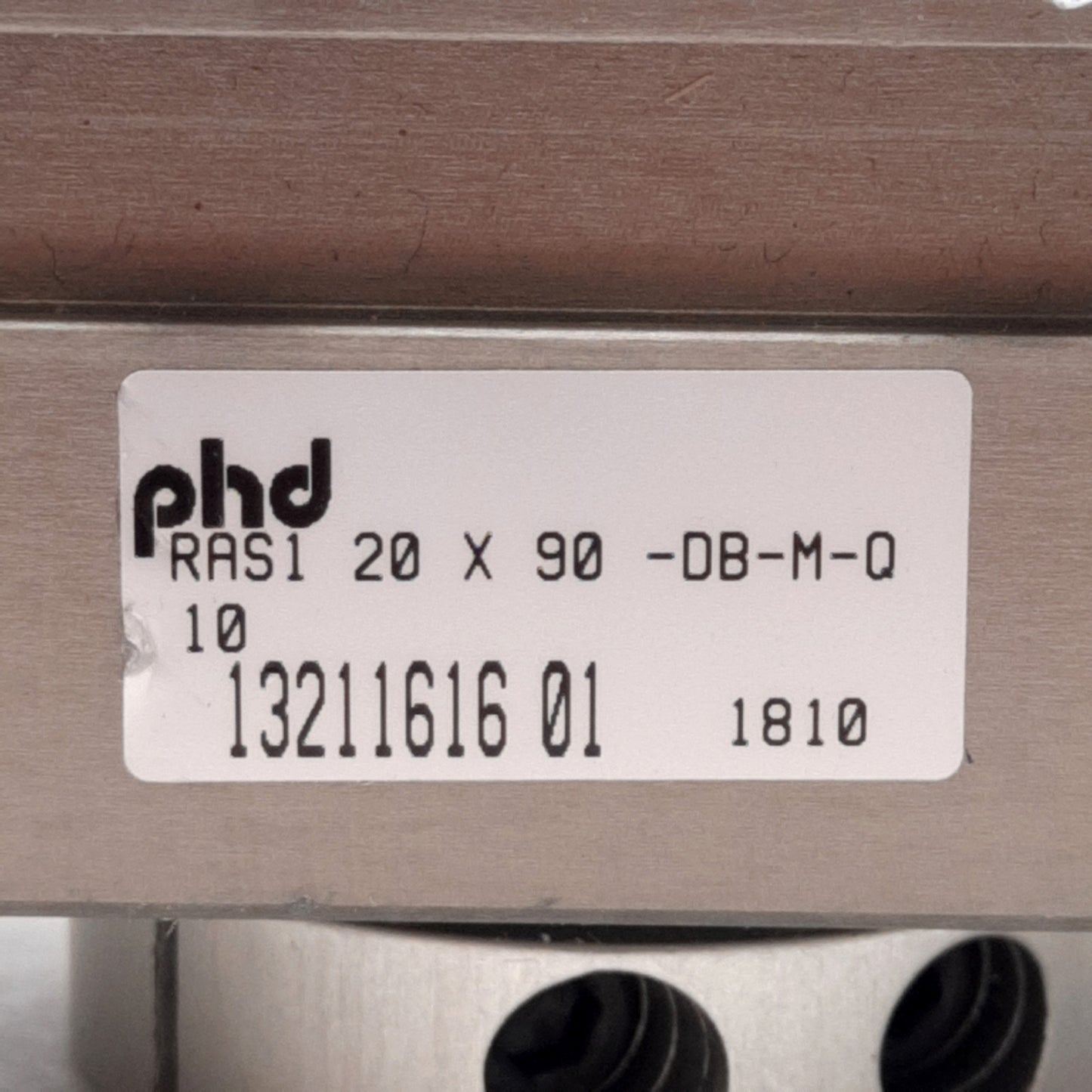 Used Phd RAS120x90-DB-M-Q10 Rotary Actuator, ø20mm Bore, 90° Rotation, 150PSI, NPT1/8