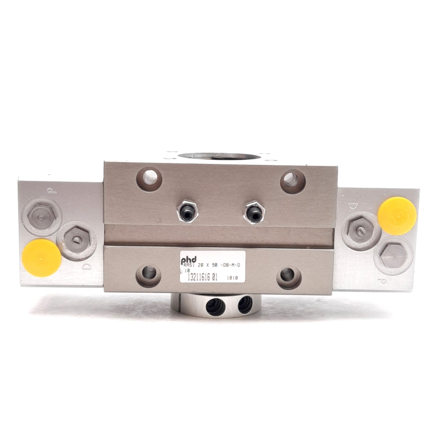 Used Phd RAS120x90-DB-M-Q10 Rotary Actuator, ø20mm Bore, 90° Rotation, 150PSI, NPT1/8