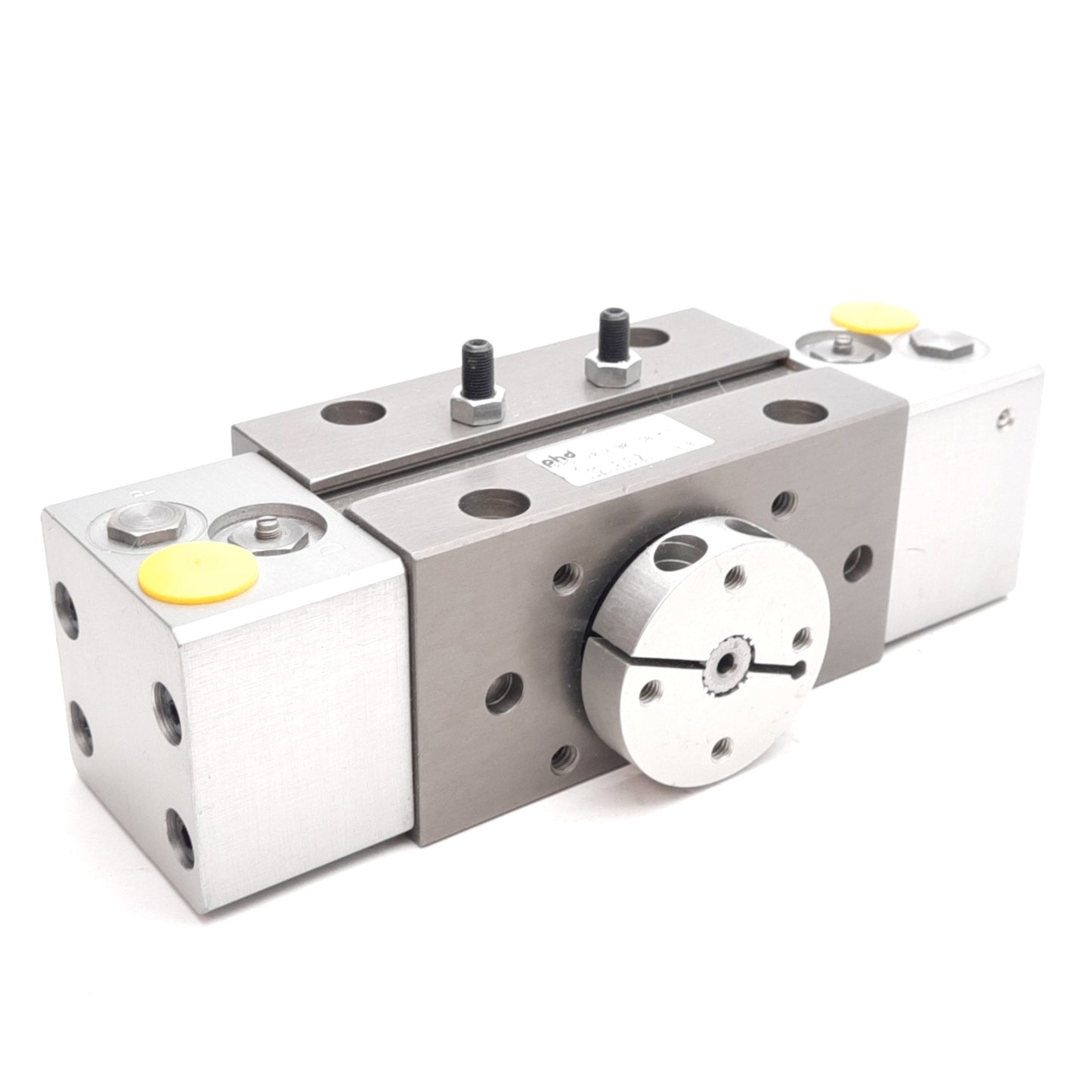 Used Phd RAS120x90-DB-M-Q10 Rotary Actuator, ø20mm Bore, 90° Rotation, 150PSI, NPT1/8