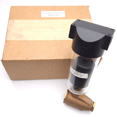 New Drainview M-89 See-Level Automatic Condensate Drain, 150psi, 3/8in NPT