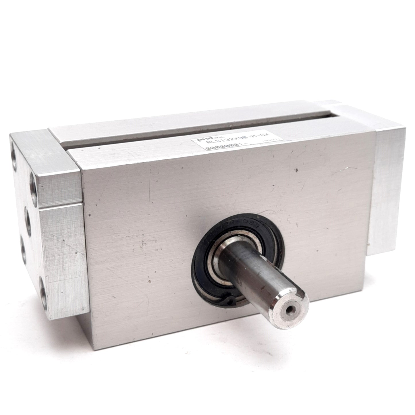 Used Phd RLS132x90-M-GX Rotary Actuator ø32mm Bore, 90°, 150PSI, ø1/2in Shaft, NPT1/8