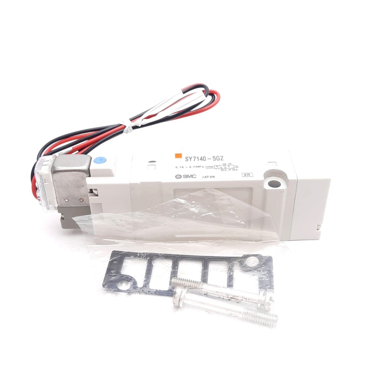 New SMC SY7140-5GZ Solenoid Valve, 2 Position Single, 0.15-0.7MPa, 24VDC Coil