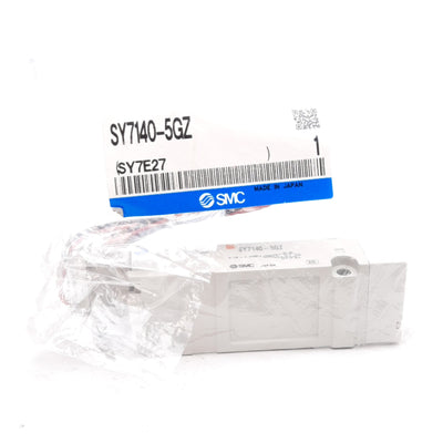 New SMC SY7140-5GZ Solenoid Valve, 2 Position Single, 0.15-0.7MPa, 24VDC Coil
