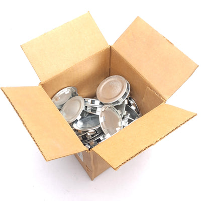 New – Open box Lot of 44 Hubbell RACO 1046 Knockout Seal, 1-1/2in Trade Size, Snap-In, Steel