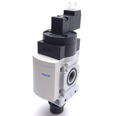 New – Open box Festo MS4N-EE-1/4-10V24 Shut Off Valve 3/2 Normally Closed 2000 l/min 24VDC Coil