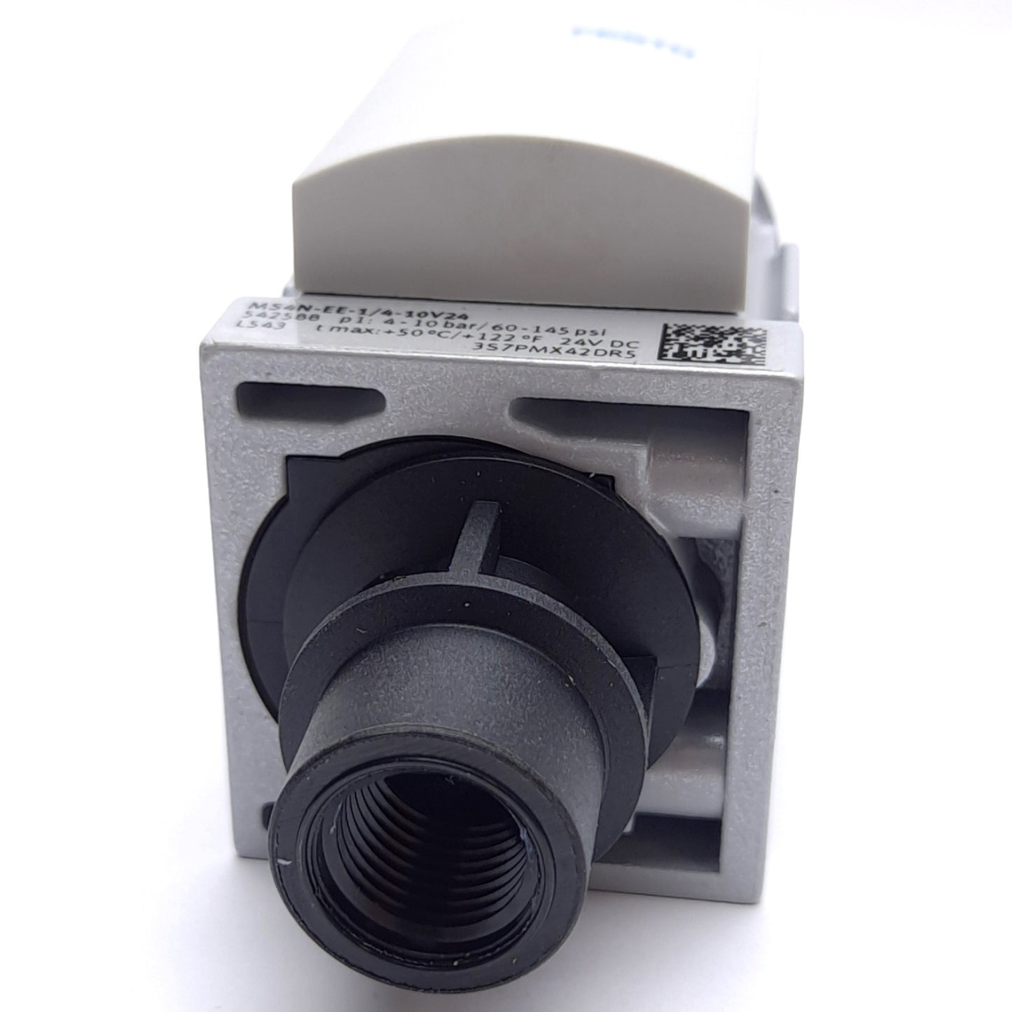 New – Open box Festo MS4N-EE-1/4-10V24 Shut Off Valve 3/2 Normally Closed 2000 l/min 24VDC Coil