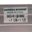 Used Numatics S4CG-01I3B-AAA2 Compact Cylinder ø1.125in Bore 1.5in Stroke 1/8in NPTF