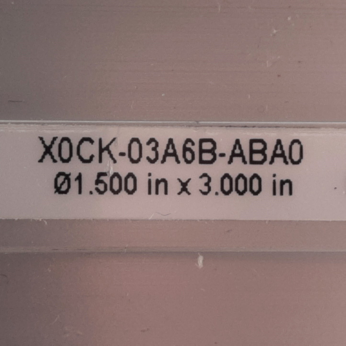 Used Numatics X0CK-03A6B-ABA0 Compact Cylinder ø1.5in Bore, 3in Stroke NPTF1/8 250PSI