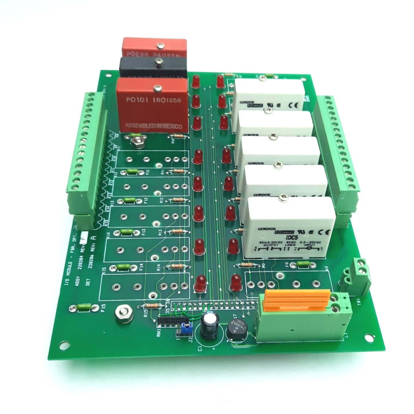 Used Master 228290 228284 228286 I/O Module Fiber Optic Assembly Board