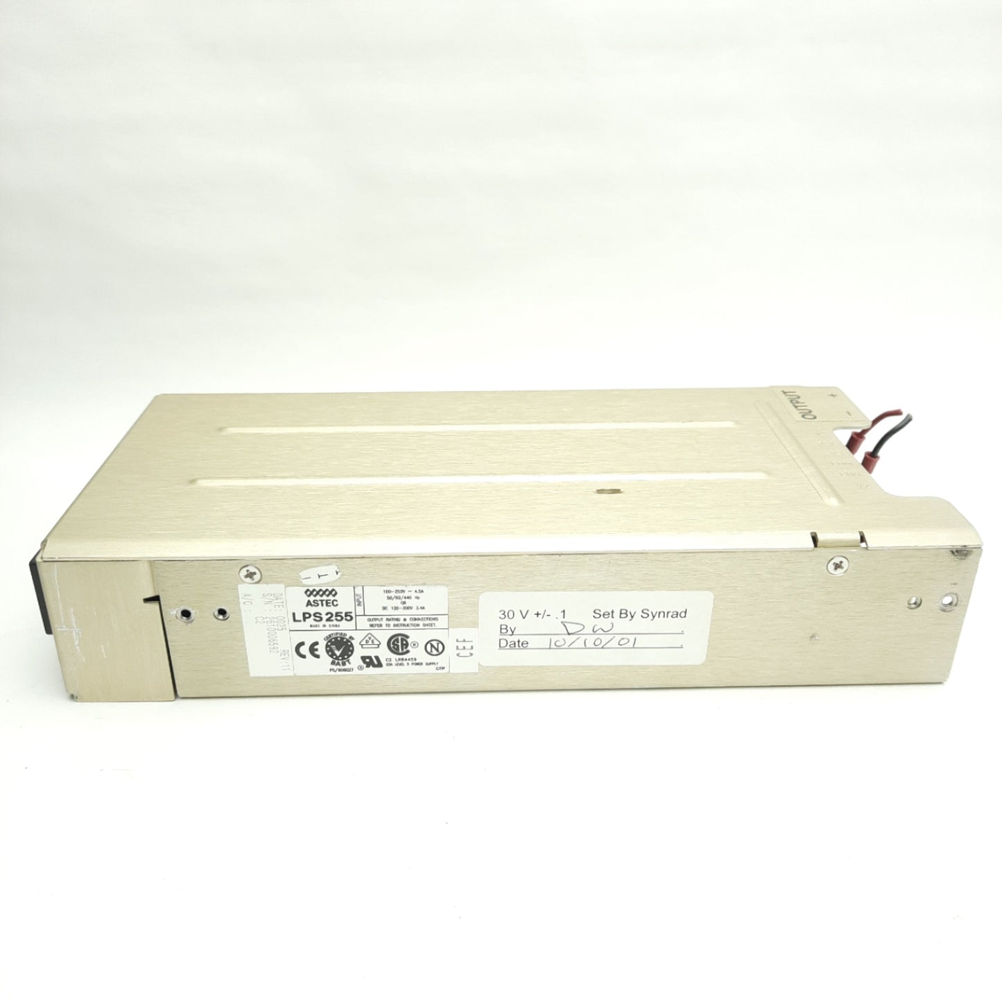 Used Astec LPS255 Power Supply, 100-250V AC/12-300V DC Input, 24VDC 10.4A Output