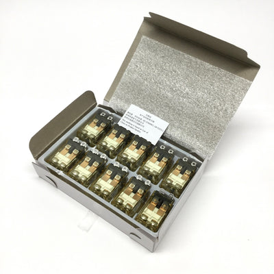New Box of 10 Idec RH2B-U Ice Cube Control Relays 220-240VAC Coil, DPDT 10A 240VAC