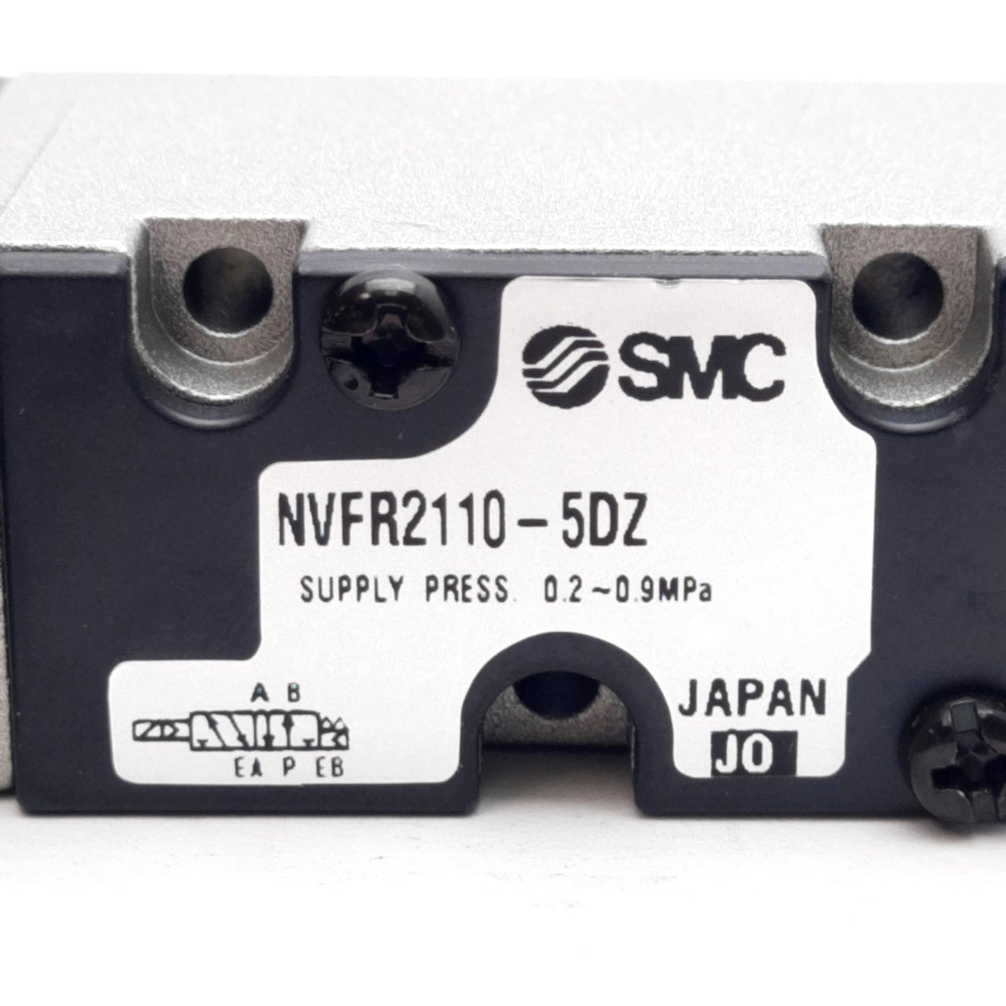 Used SMC NVFR2110-5DZ Solenoid Valve, 2-Position Single, 0.2-0.9MPa, 24VDC Coil