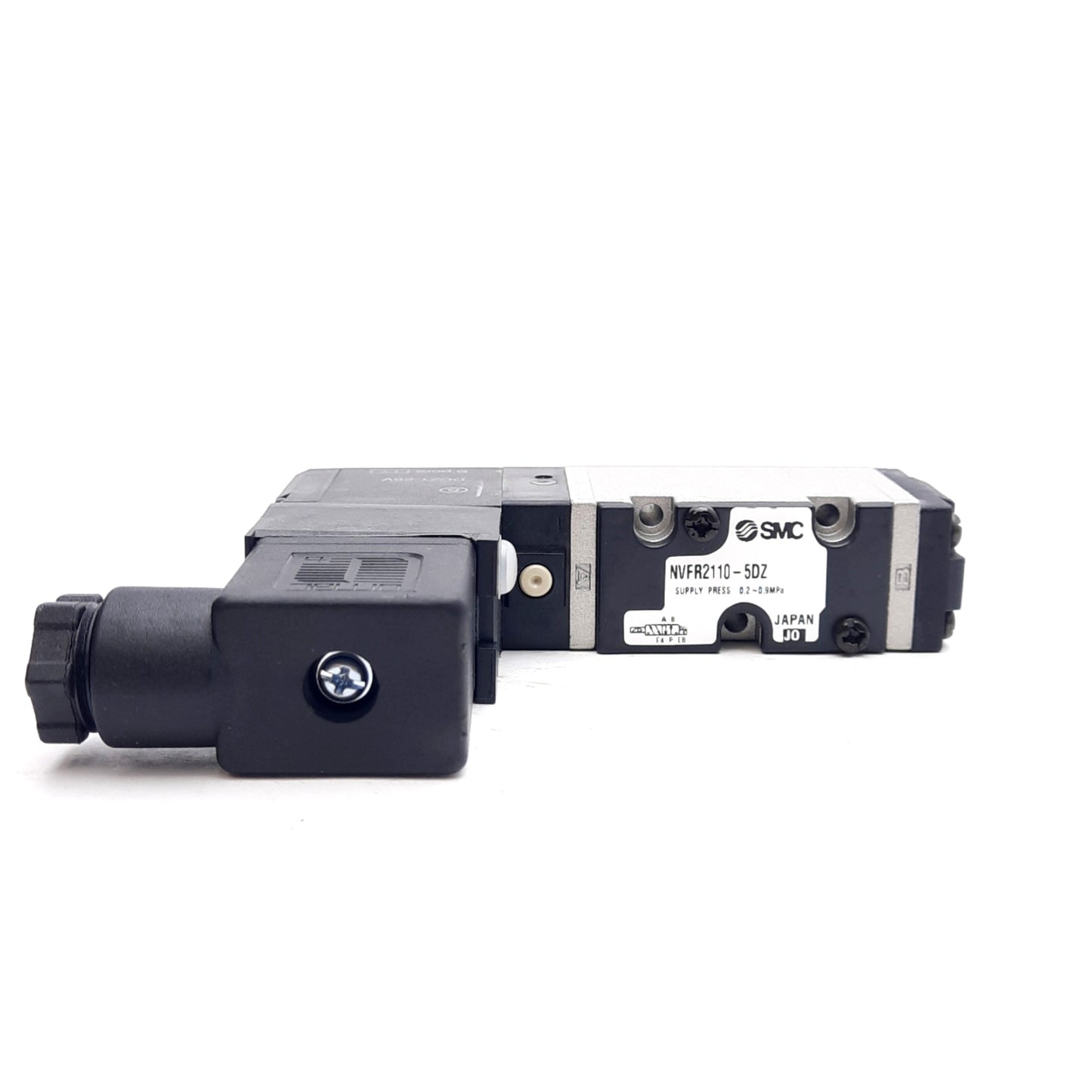 Used SMC NVFR2110-5DZ Solenoid Valve, 2-Position Single, 0.2-0.9MPa, 24VDC Coil