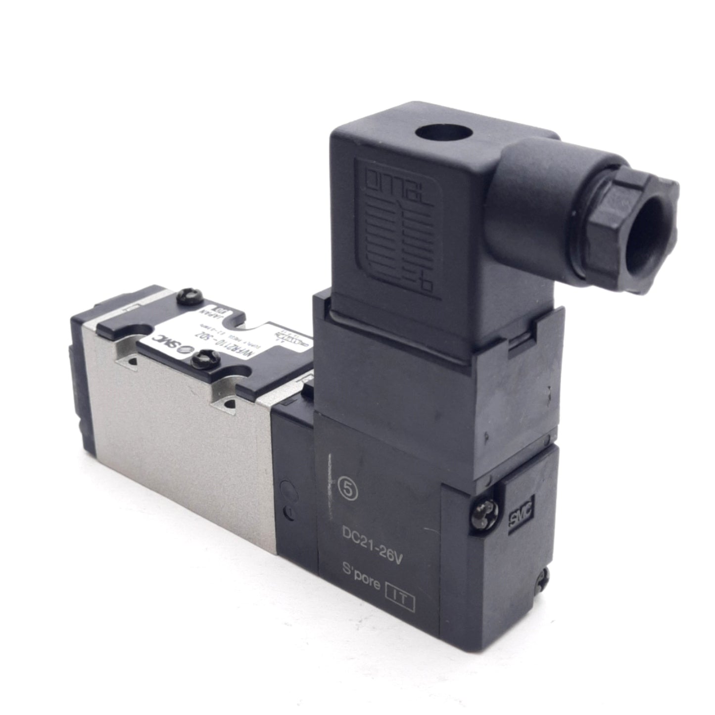 Used SMC NVFR2110-5DZ Solenoid Valve, 2-Position Single, 0.2-0.9MPa, 24VDC Coil