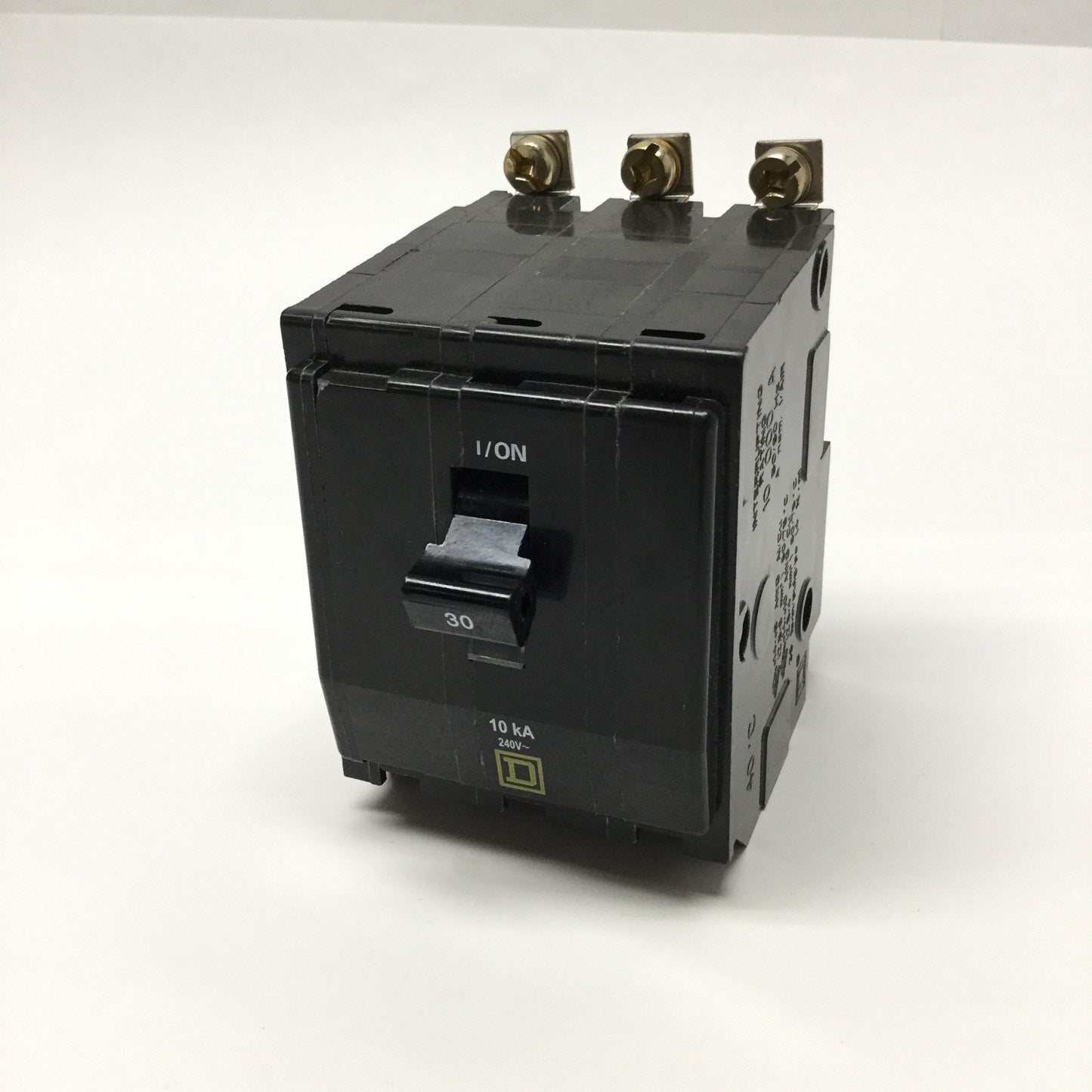 New – Open box Square D QOB330 Miniature Bolt-On Circuit Breaker 30A 3-Pole 120/240VAC 10kA