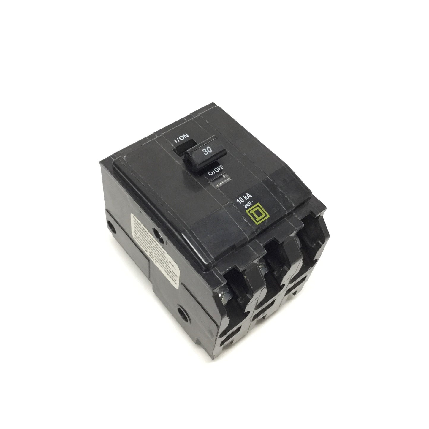 New – Open box Square D QOB330 Miniature Bolt-On Circuit Breaker 30A 3-Pole 120/240VAC 10kA