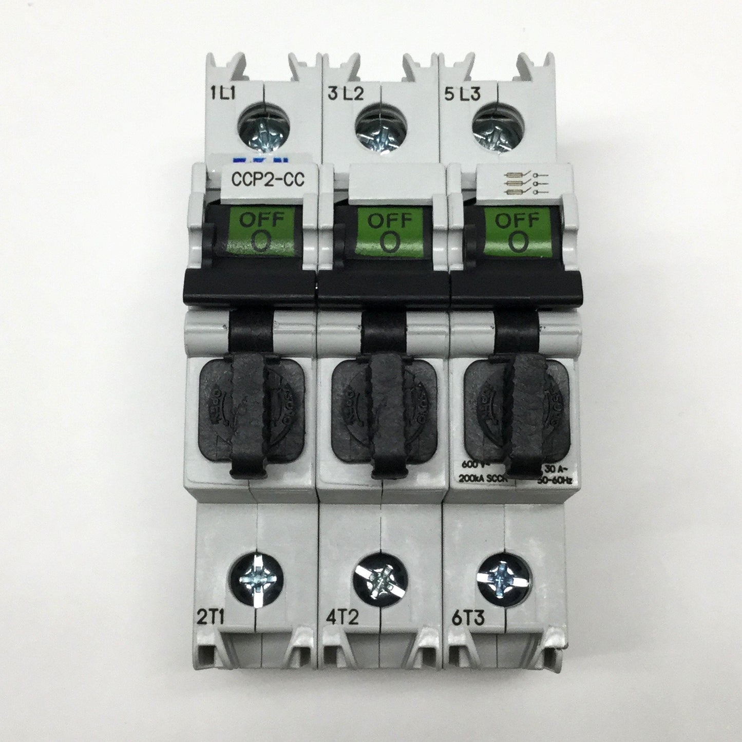 New – Open box Eaton Bussmann CCP2-3-30CC Fusible Disconnect Switch 3-Pole, Class CC 30A 600VAC
