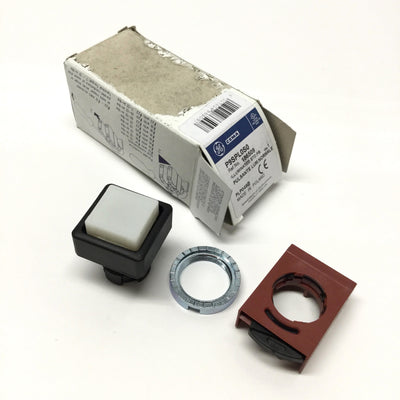 New General Electric P9SPL0S0 186509 Square Illuminated Pushbutton Switch Operator