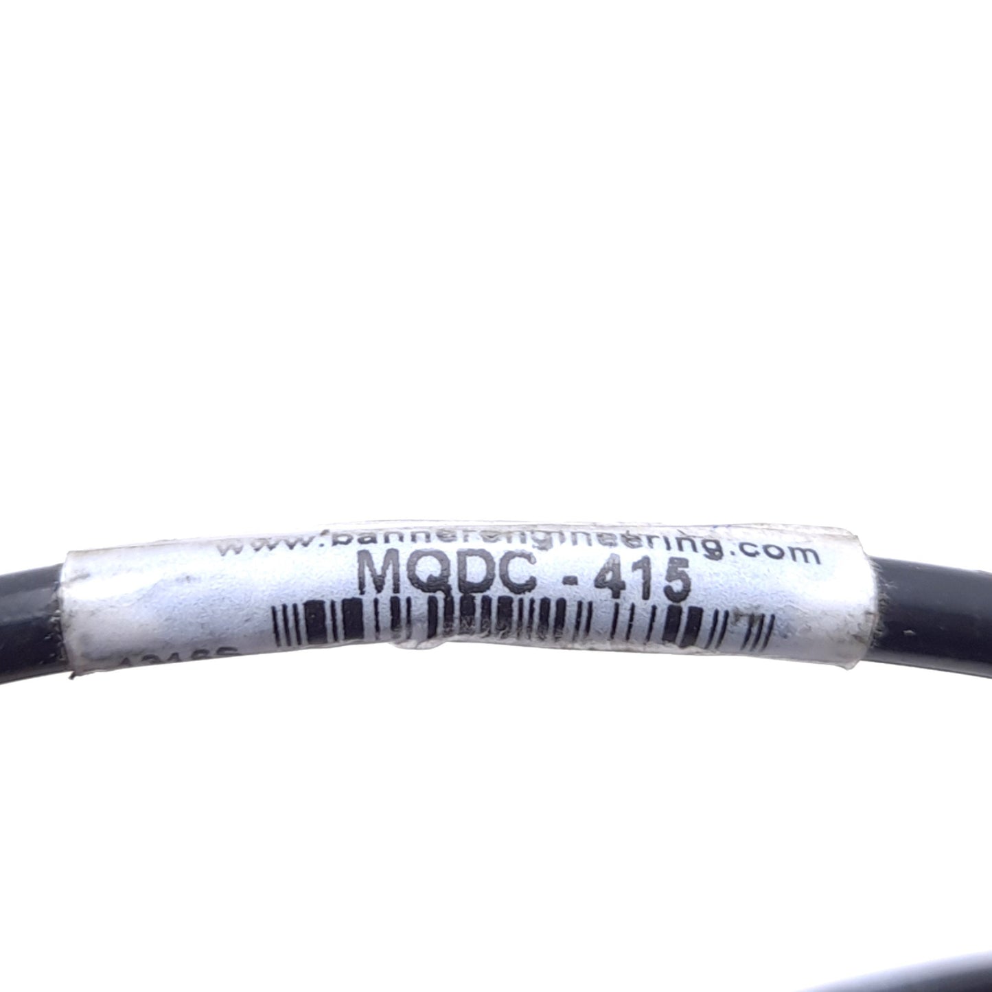 Used Lot of 2 Banner MQDC-415 Cordset Cable, M12 4-Pin Female to Flying Leads, 10ft