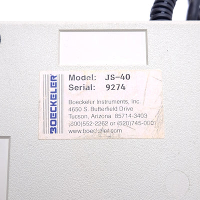 Used Boeckeler JS-40 Joystick Controller, DB9 Male Connector, For VIA Units