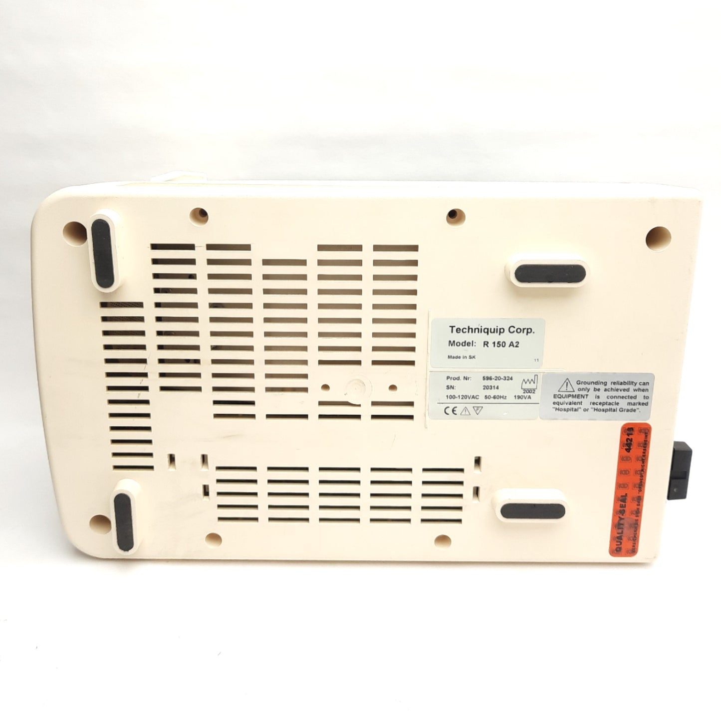 Used Techniquip Corp 596-20-324 R150A2 Fiber Optic Illuminator, 120VAC, 15mm In, EKE