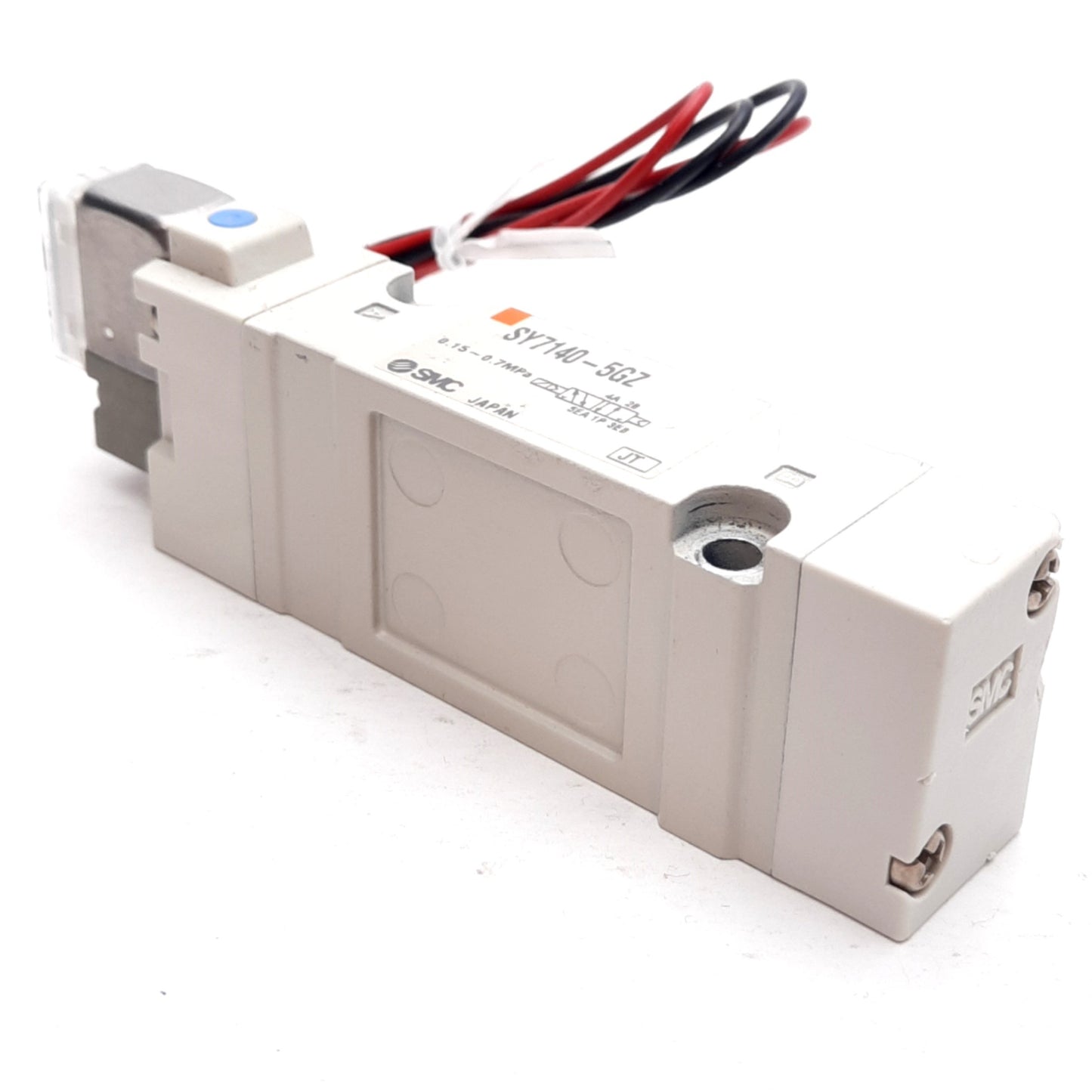 Used SMC SY7140-5GZ Solenoid Valve, 2-Position Single, 0.15-0.7MPa, 24VDC Coil