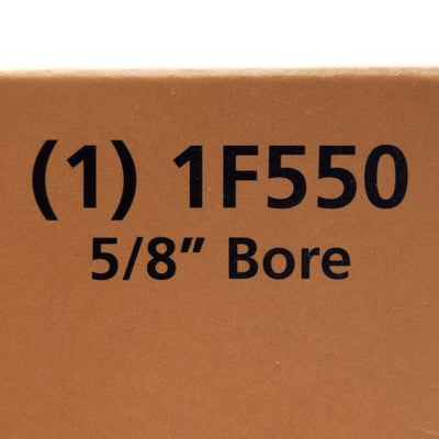 New Dayton 1F550 Ball Bearing Pillow Block, ø5/8in Bore, 5000RPM, 3in x 3in, 1075lbf