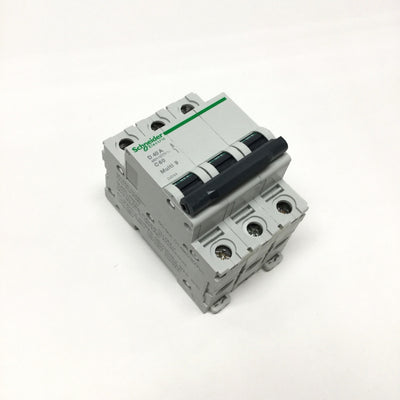 New – Open box Schneider 24544 MULTI 9 C60 Circuit Breaker, 3-Pole, 40A D-Curve, 440VAC