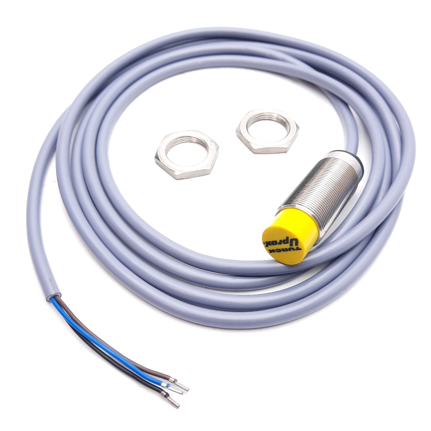 New Turck Ni12U-EM18-AN6X Proximity Sensor, 12mm Range, 10-30VDC, 3-Wire NPN, M18
